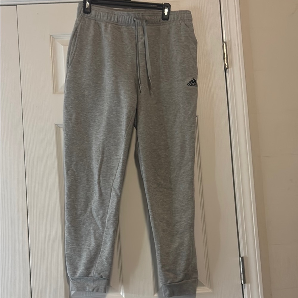 Adidas Heather Gray Sweatpants size medium